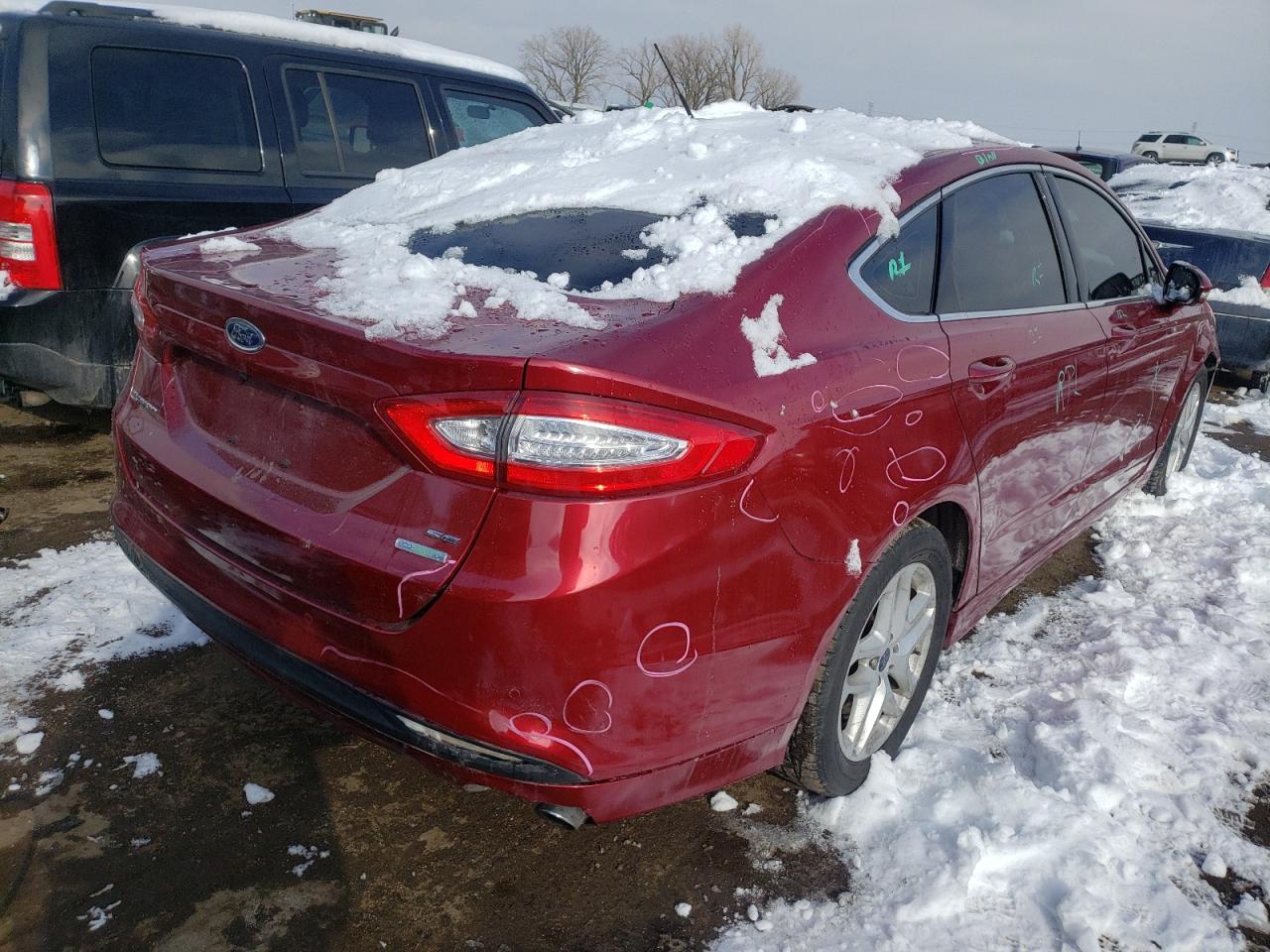 Photo 4 from auction – 2016 FORD FUSION SE with VIN 1FA6P0HD2G5130572