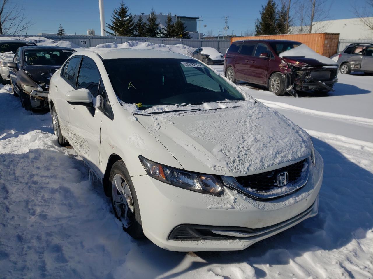 HONDA CIVIC LX 2015 with VIN 2HGFB2F41FH021195 - Photo from auction