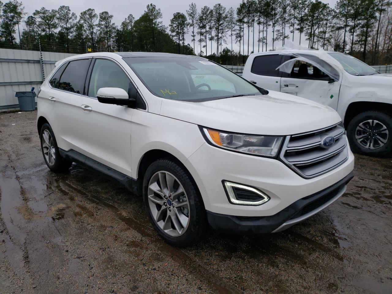 FORD EDGE TITAN 2018 with VIN 2FMPK3K85JBB66698 - Photo from auction