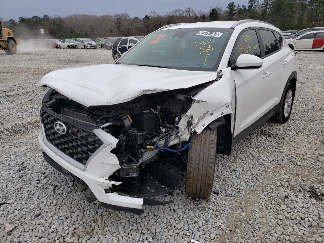 Photo 2 from auction – 2020 HYUNDAI TUCSON LIM with VIN KM8J33A42LU114847