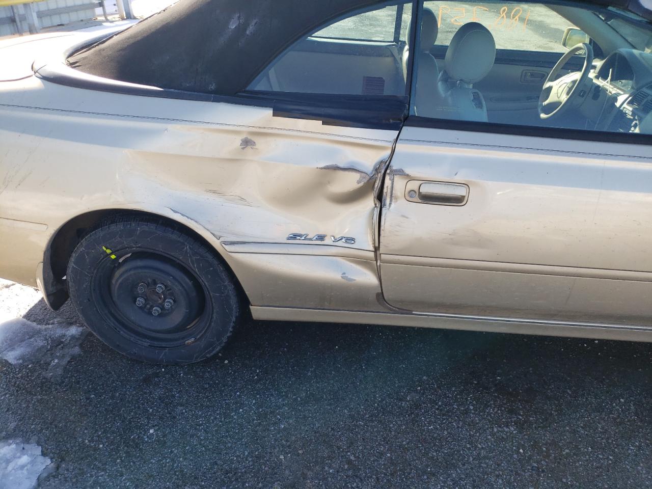 Photo 9 from auction – 2001 TOYOTA SOLARA with VIN 2T1FF28P01C488427