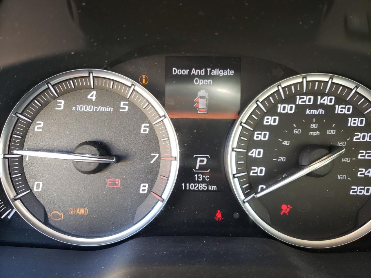 Photo 8 from auction – 2014 ACURA MDX TECHNO with VIN 5FRYD4H40EB505968
