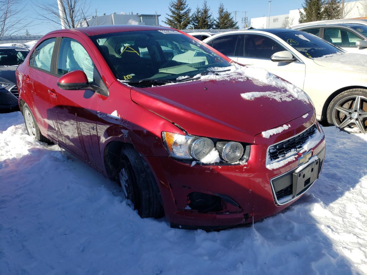 CHEVROLET SONIC LS 2014 with VIN 1G1JA5EH7E4117600 - Photo from auction