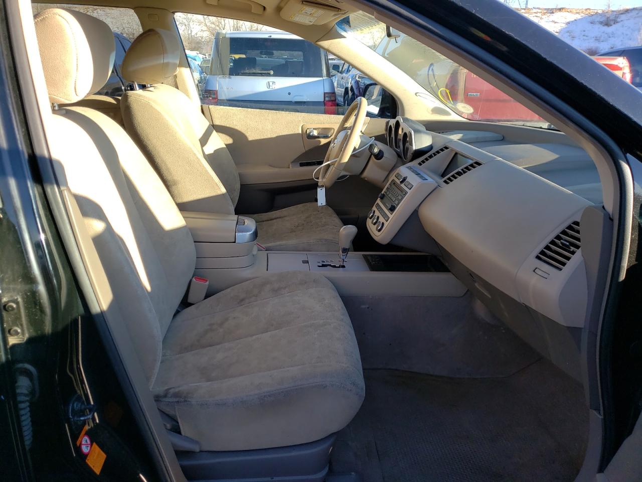Photo 5 from auction – 2007 NISSAN MURANO SL with VIN JN8AZ08W07W660036