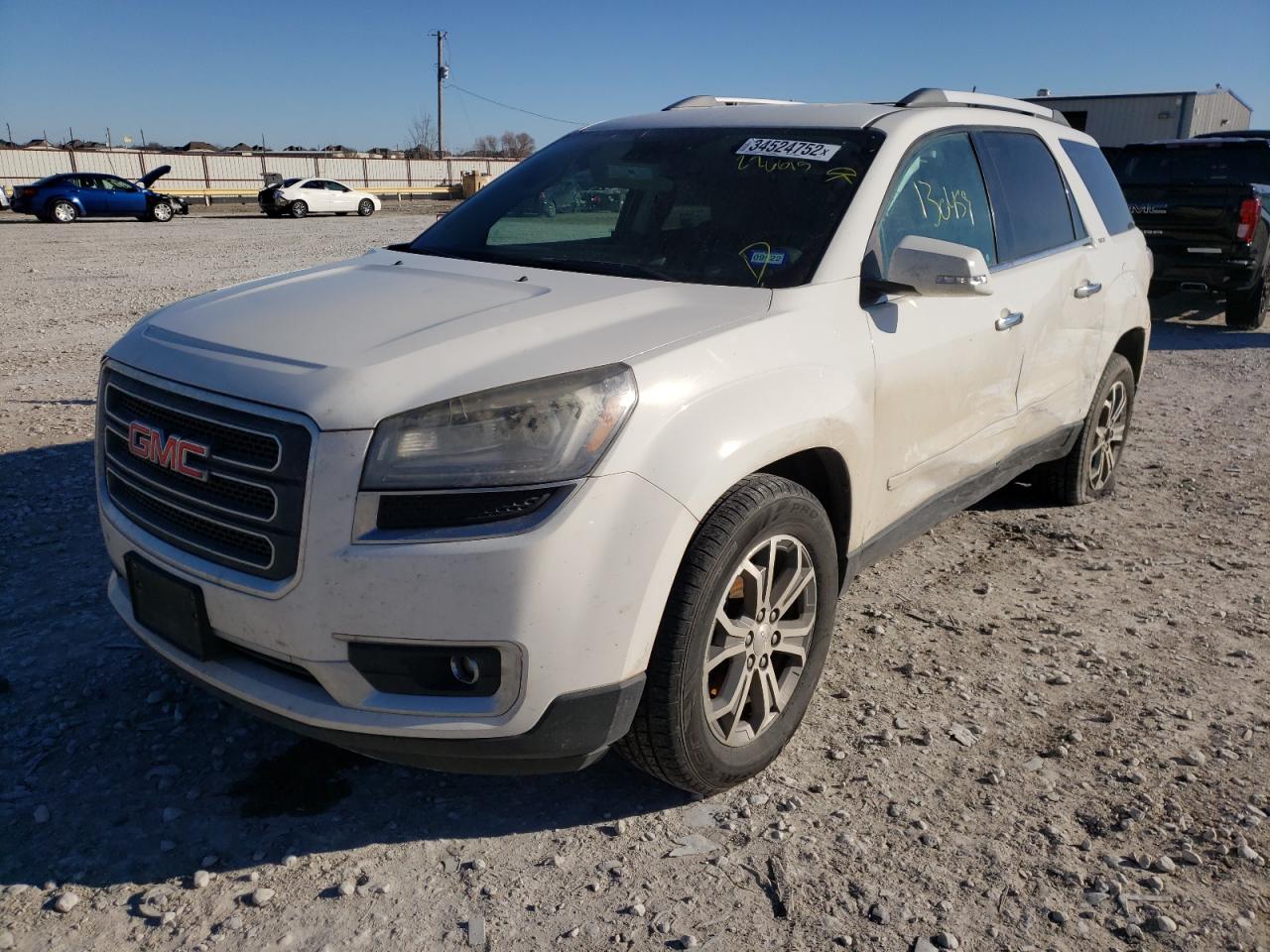 Photo 2 from auction – 2015 GMC ACADIA SLT with VIN 1GKKRSKD1FJ226615