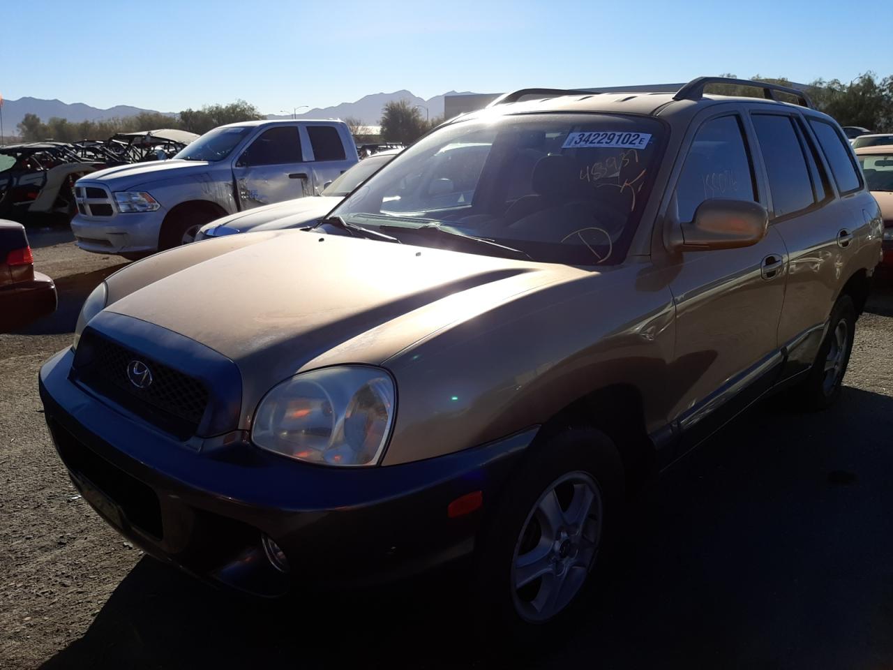 Photo 2 from auction – 2003 HYUNDAI SANTA FE G with VIN KM8SC73D93U453937