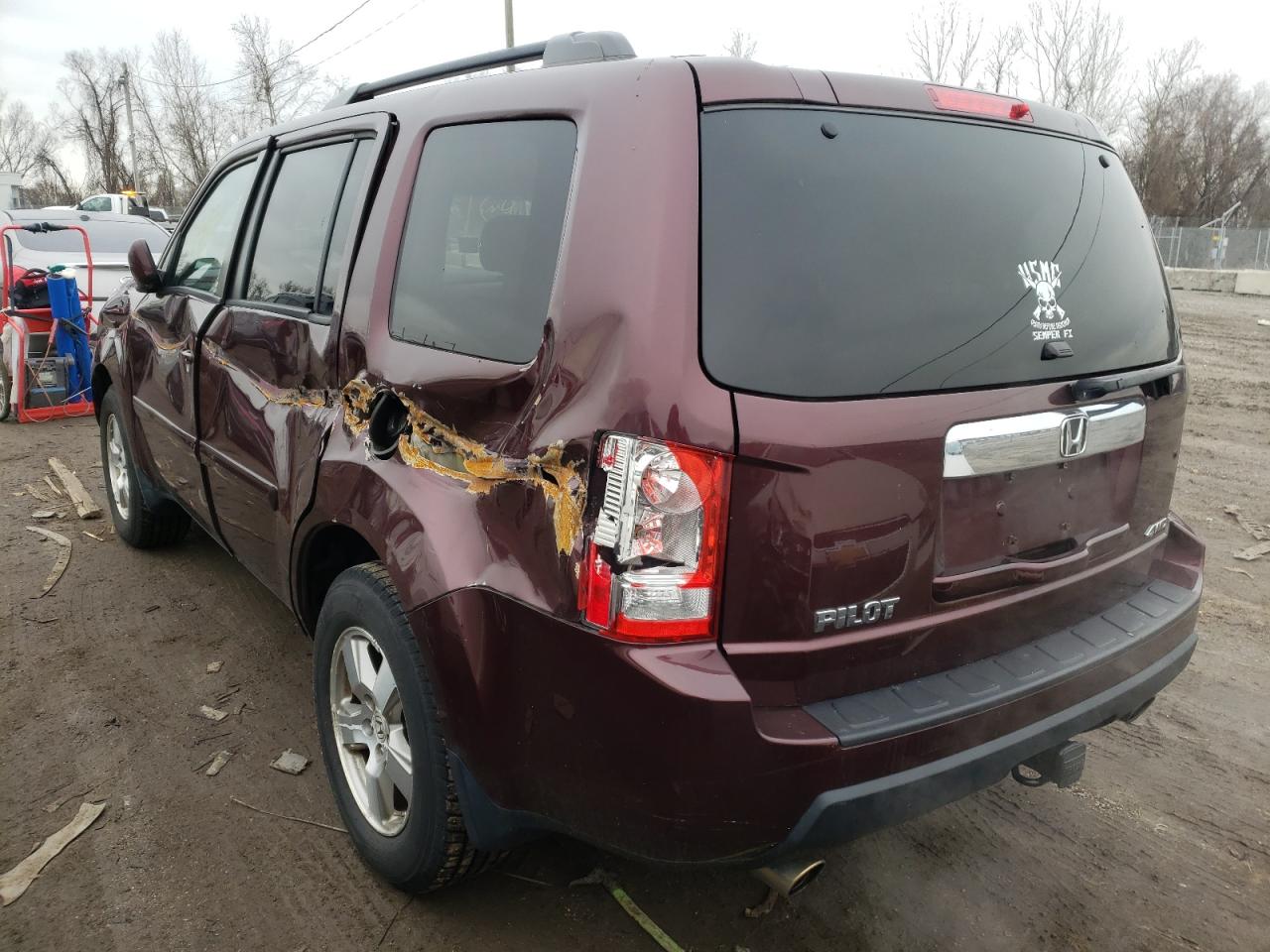 Photo 3 from auction – 2011 HONDA PILOT EX with VIN 5FNYF4H49BB059732