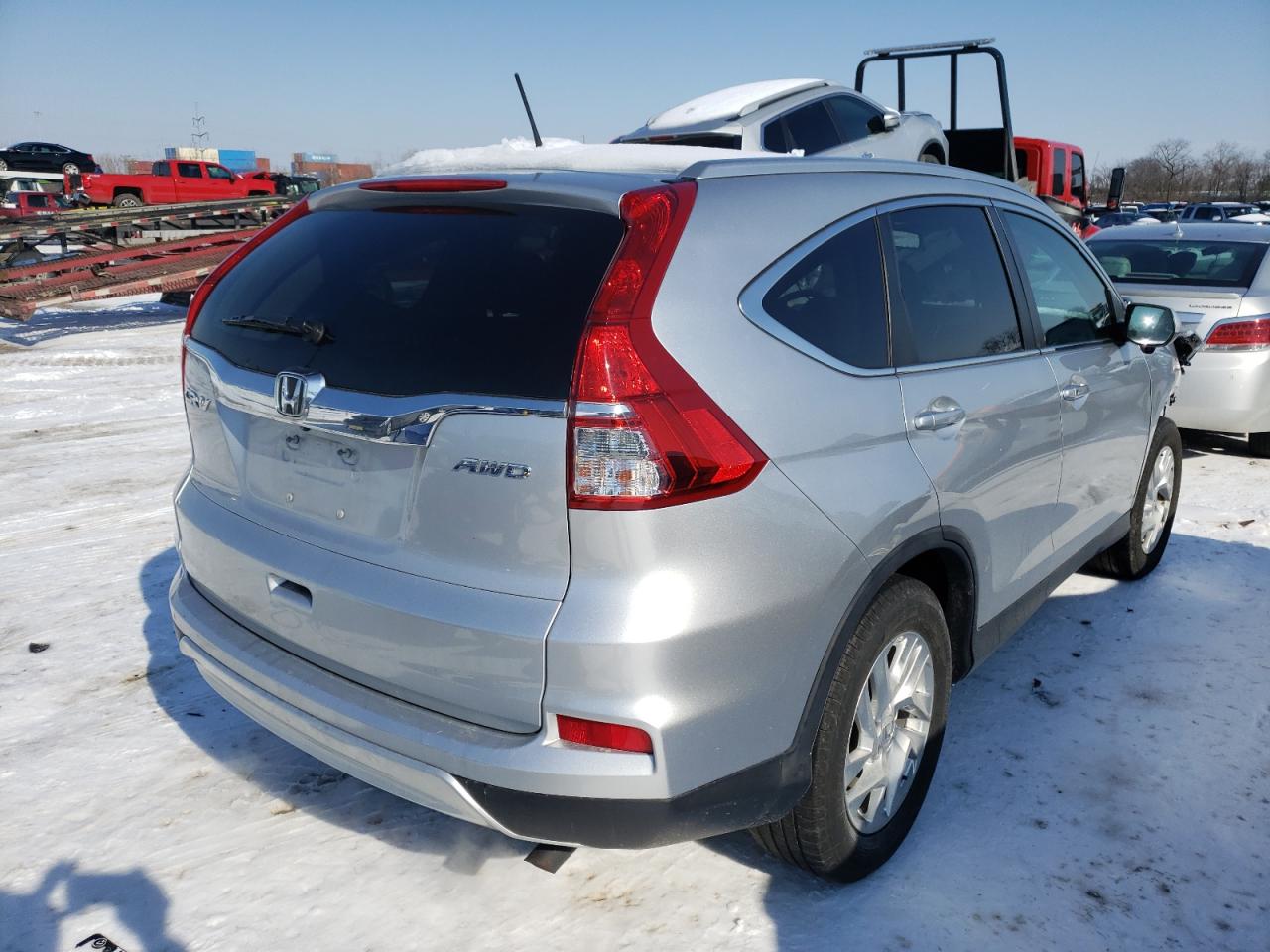 Photo 4 from auction – 2015 HONDA CR-V EXL with VIN 5J6RM4H79FL059442