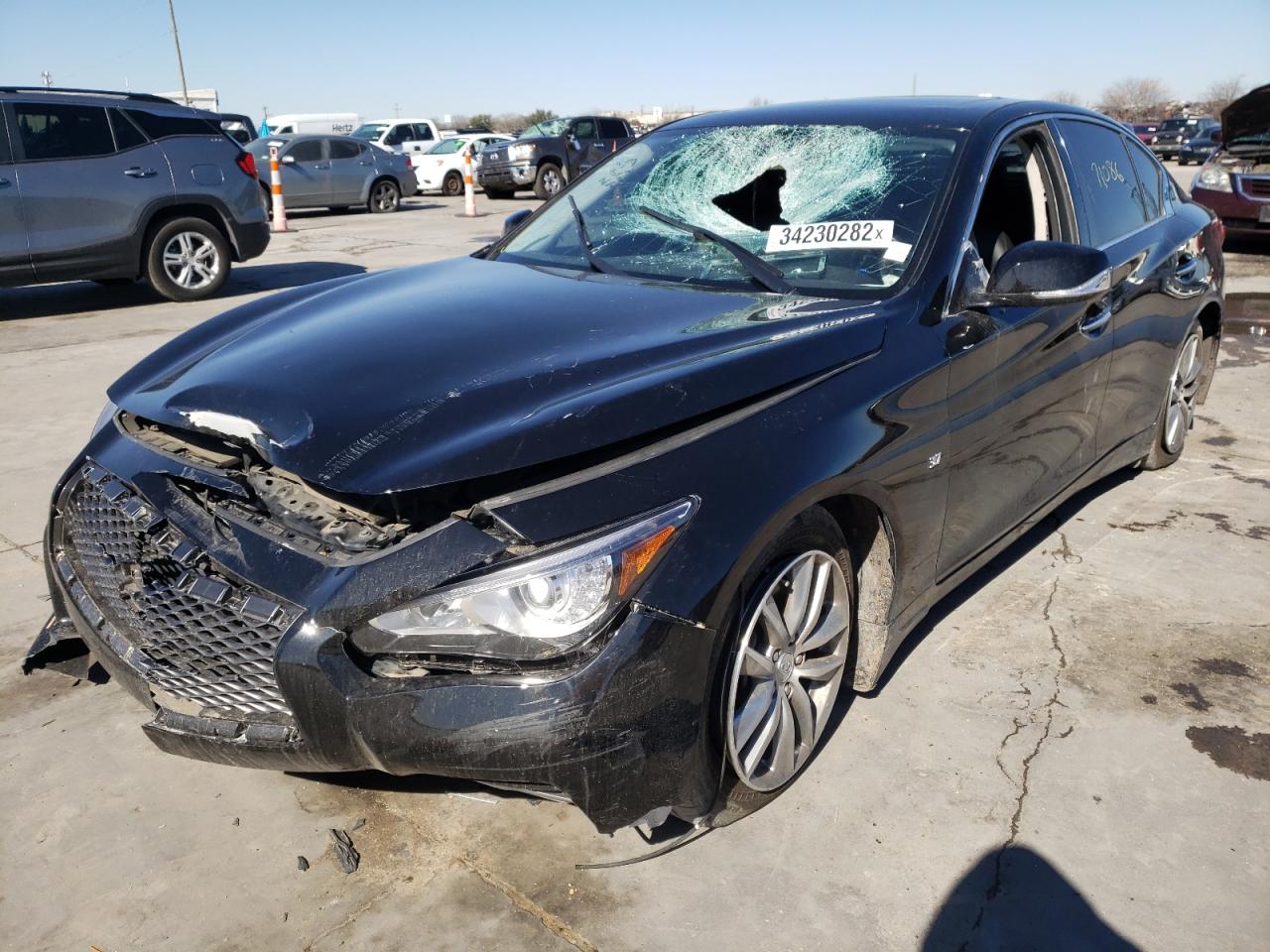 Photo 2 from auction – 2015 INFINITI Q50 BASE with VIN JN1BV7AP1FM347811