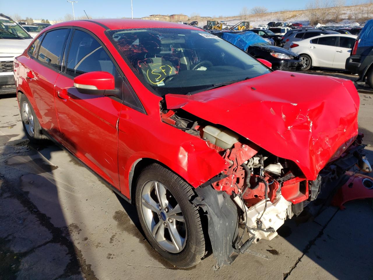 FORD FOCUS SE 2012 with VIN 1FAHP3F26CL227419 - Photo from auction