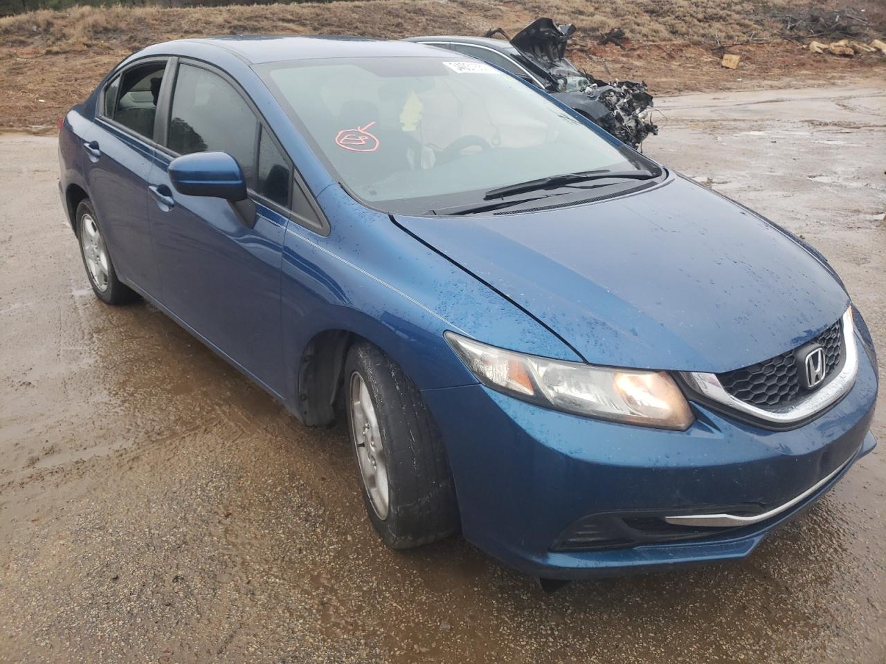 Photo 1 from auction – 2014 HONDA CIVIC LX with VIN 19XFB2F55EE023890
