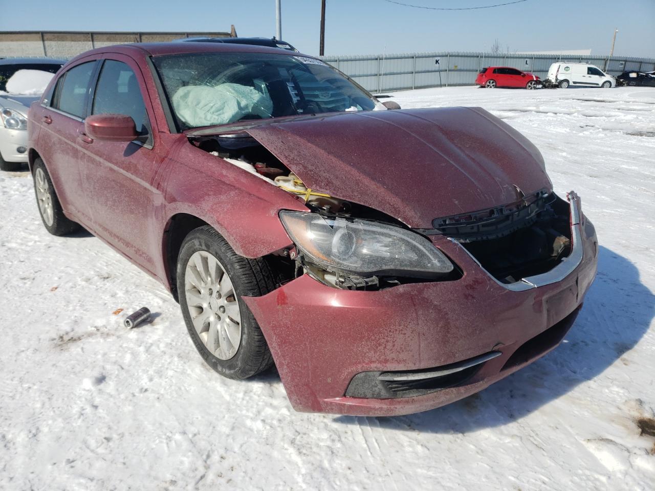 CHRYSLER 200 LX 2012 with VIN 1C3CCBAB3CN163804 - Photo from auction
