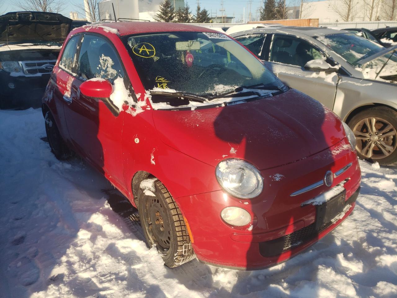 FIAT 500 POP 2013 with VIN 3C3CFFAR4DT534417 - Photo from auction