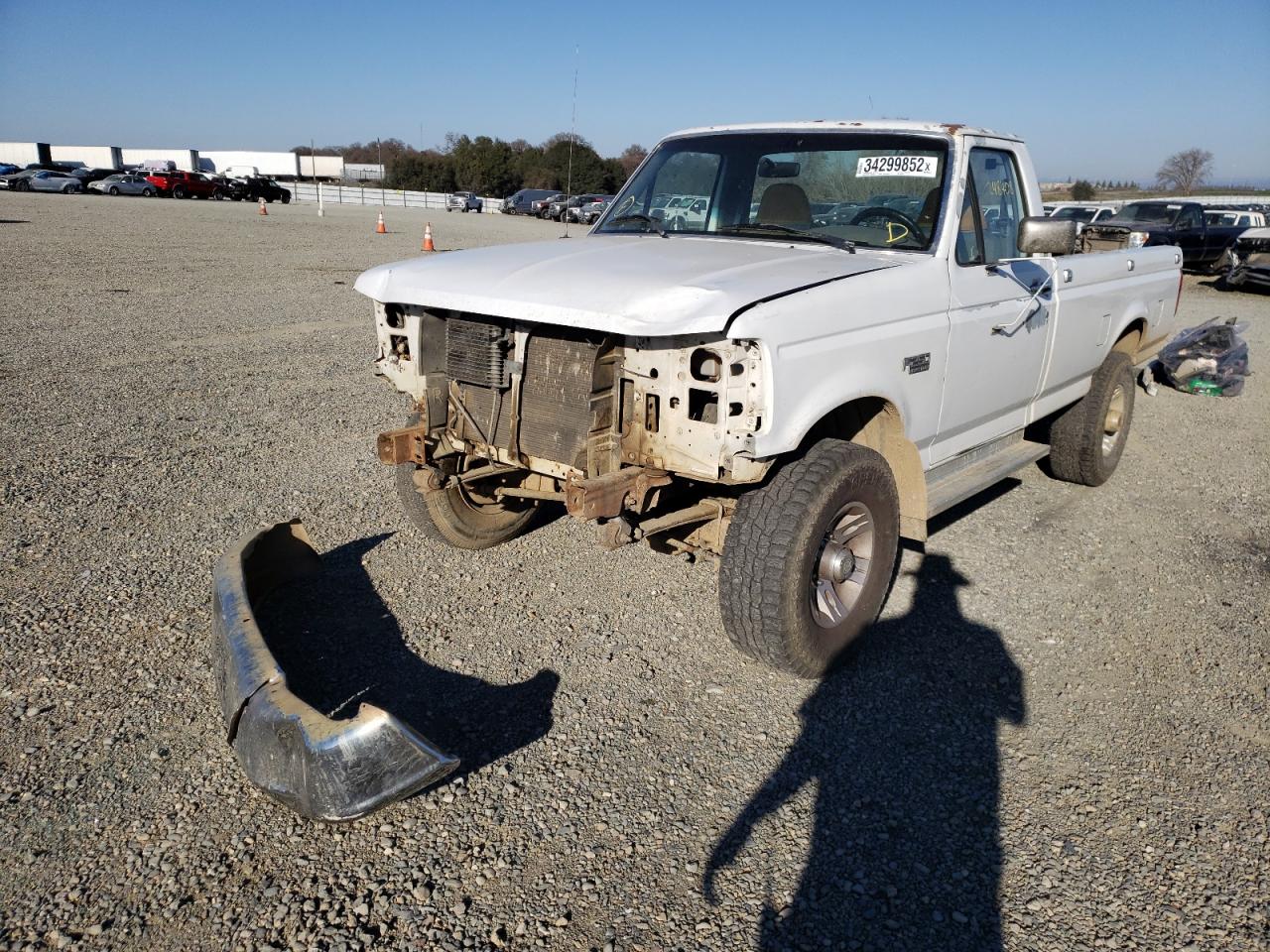 Photo 2 from auction – 1997 FORD F250 with VIN 3FTHF26H3VMA19155