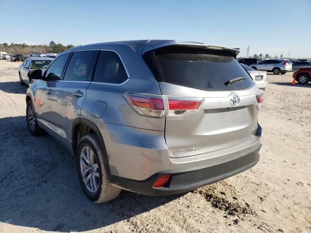 Photo 3 from auction – 2016 TOYOTA HIGHLANDER with VIN 5TDZKRFH8GS184839