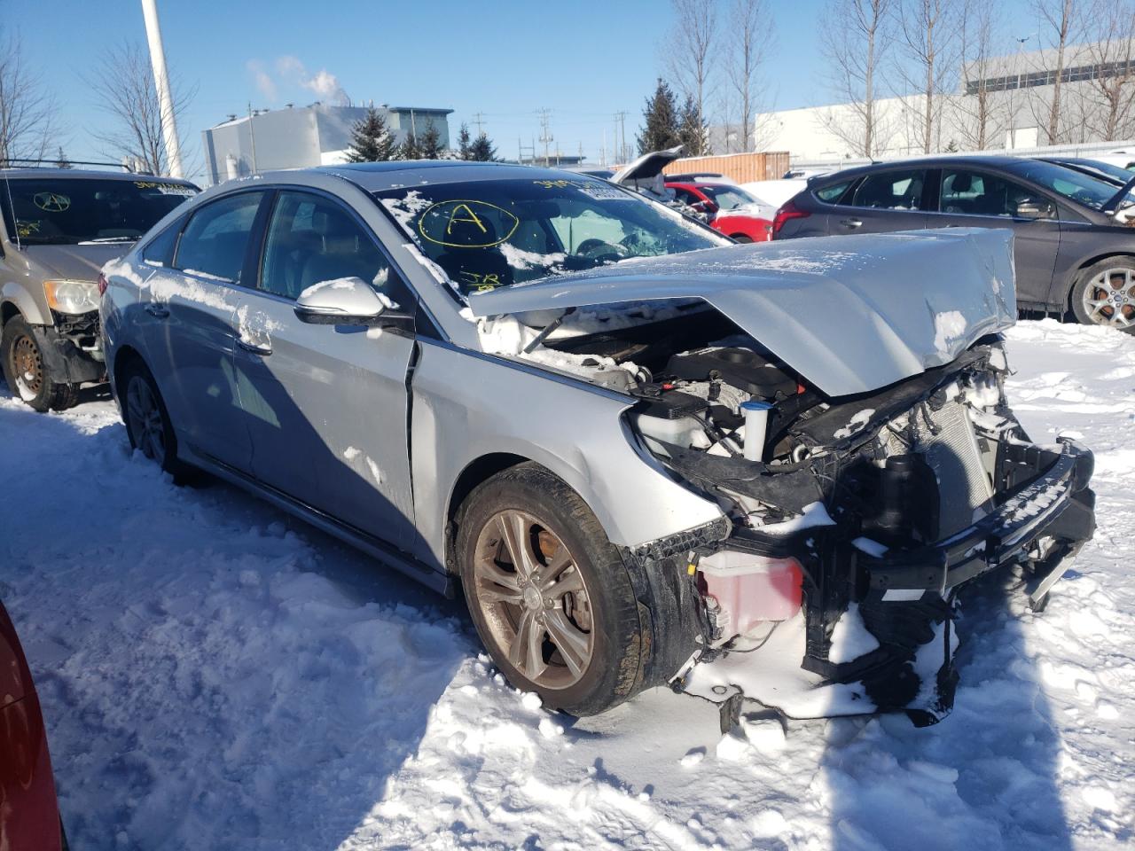 HYUNDAI SONATA LIM 2019 with VIN 5NPE34AF2KH775204 - Photo from auction