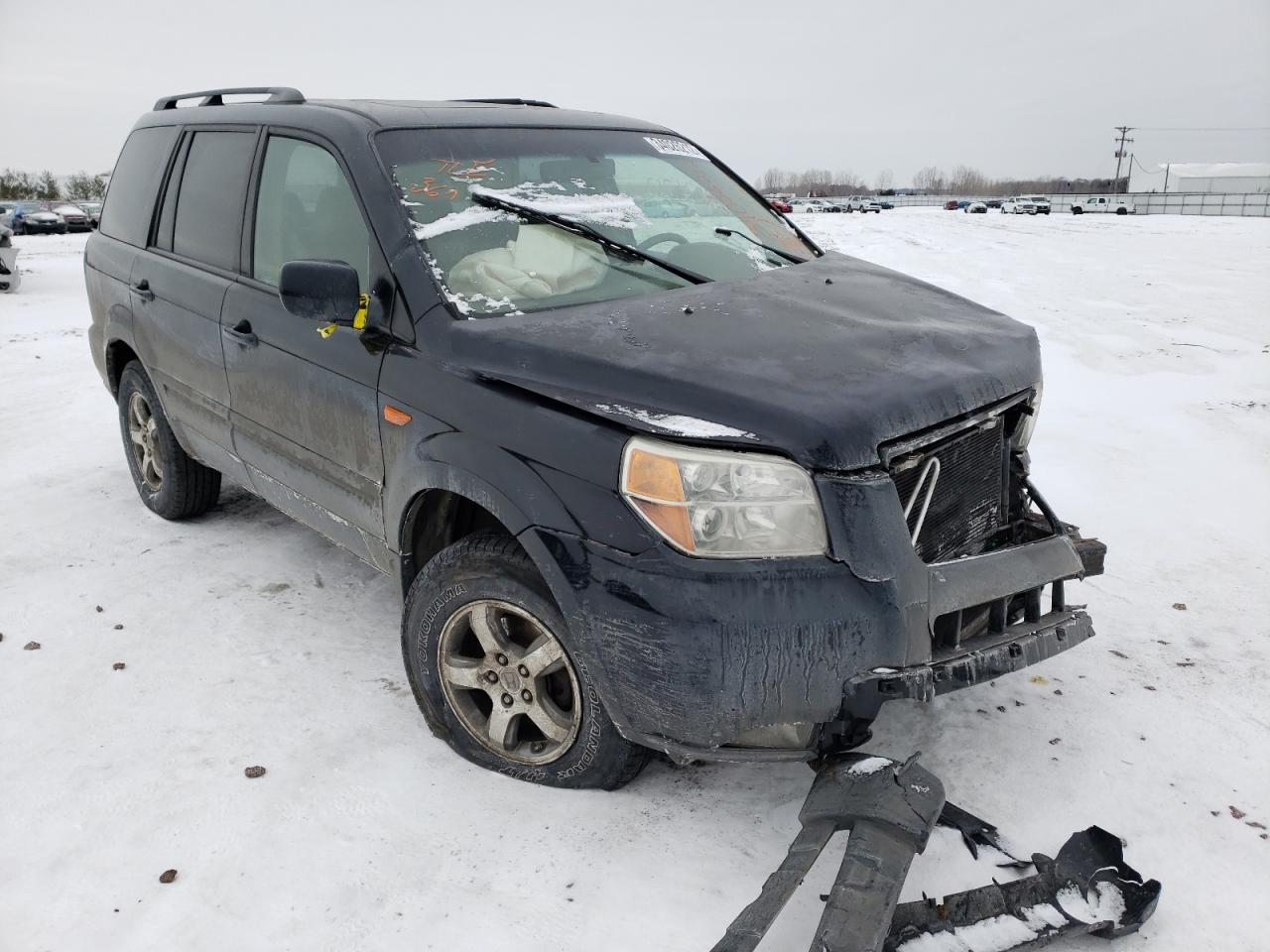 HONDA PILOT EX 2006 with VIN 5FNYF18586B005061 - Photo from auction