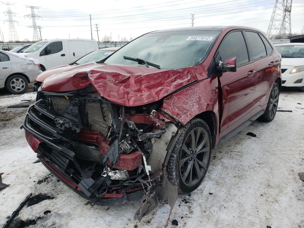 Photo 2 from auction – 2018 FORD EDGE SPORT with VIN 2FMPK4AP3JBC21258
