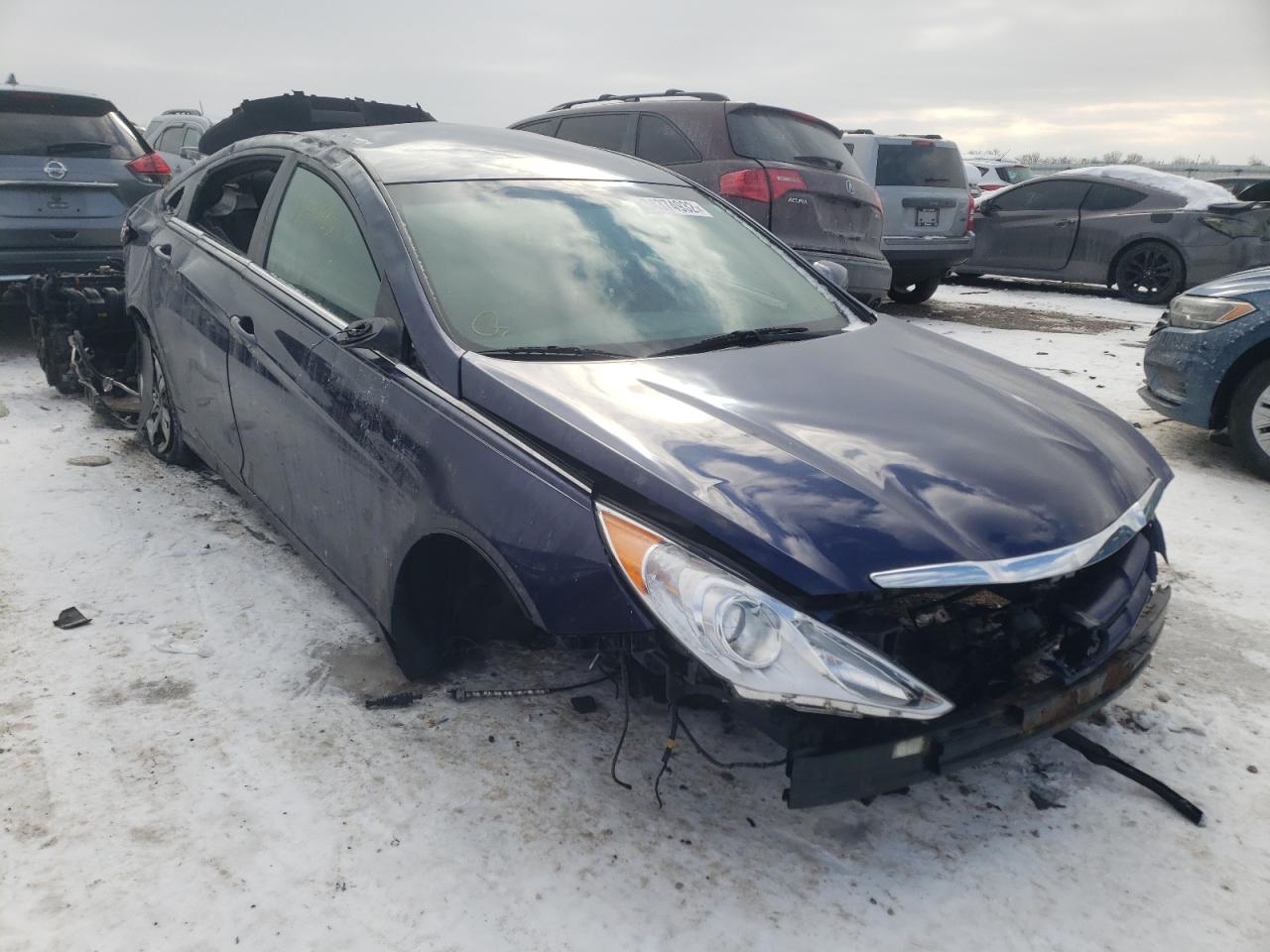 HYUNDAI SONATA GLS 2012 with VIN 5NPEB4AC8CH497743 - Photo from auction