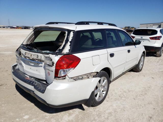 Photo 4 from auction – 2009 SUBARU OUTBACK 2. with VIN 4S4BP61C297318895