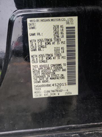 Photo 10 from auction – 2011 NISSAN FRONTIER S with VIN 1N6AD0EV8BC452015