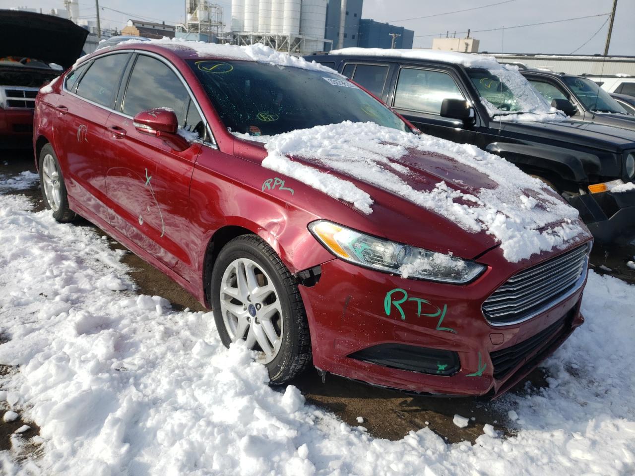 Photo 1 from auction – 2016 FORD FUSION SE with VIN 1FA6P0HD2G5130572
