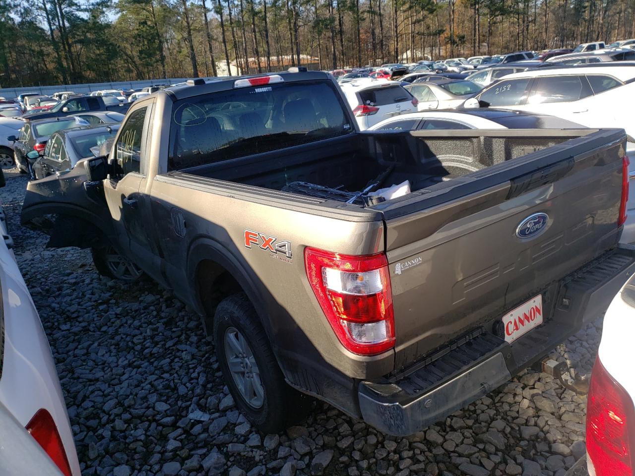 Photo 3 from auction – 2021 FORD F150 with VIN 1FTMF1E52MKE86461