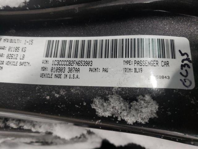 Photo 10 from auction – 2015 CHRYSLER 200 C with VIN 1C3CCCCB2FN653903