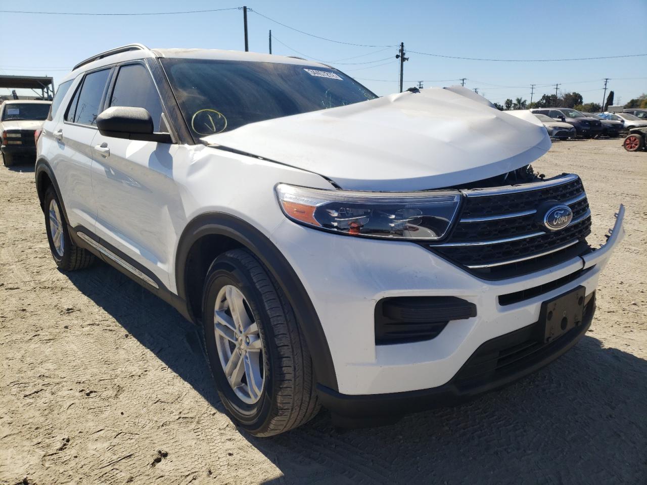 FORD EXPLORER X 2020 with VIN 1FMSK8DH9LGC82681 - Photo from auction