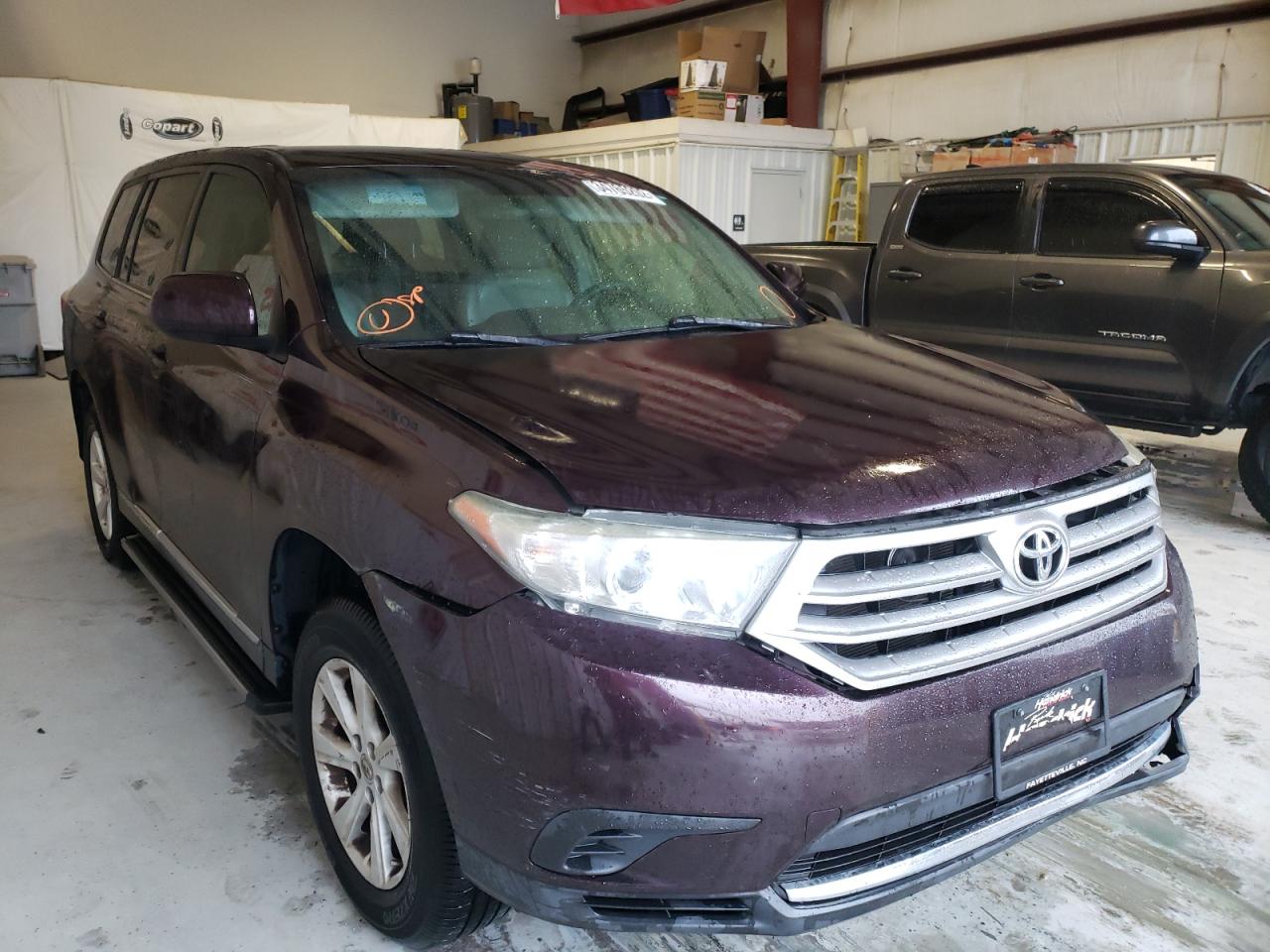 TOYOTA HIGHLANDER 2013 with VIN 5TDZA3EH4DS031677 - Photo from auction