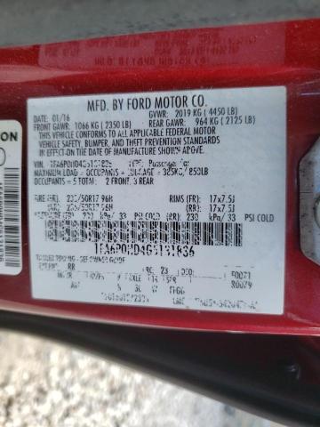 Photo 10 from auction – 2016 FORD FUSION SE with VIN 1FA6P0HD4G5131836