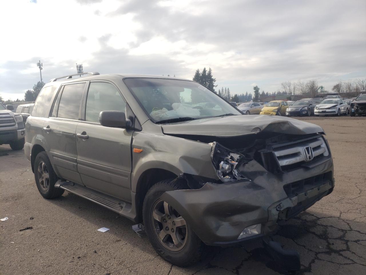 HONDA PILOT EX 2007 с VIN 5FNYF18417B019442 - Фото с аукциона