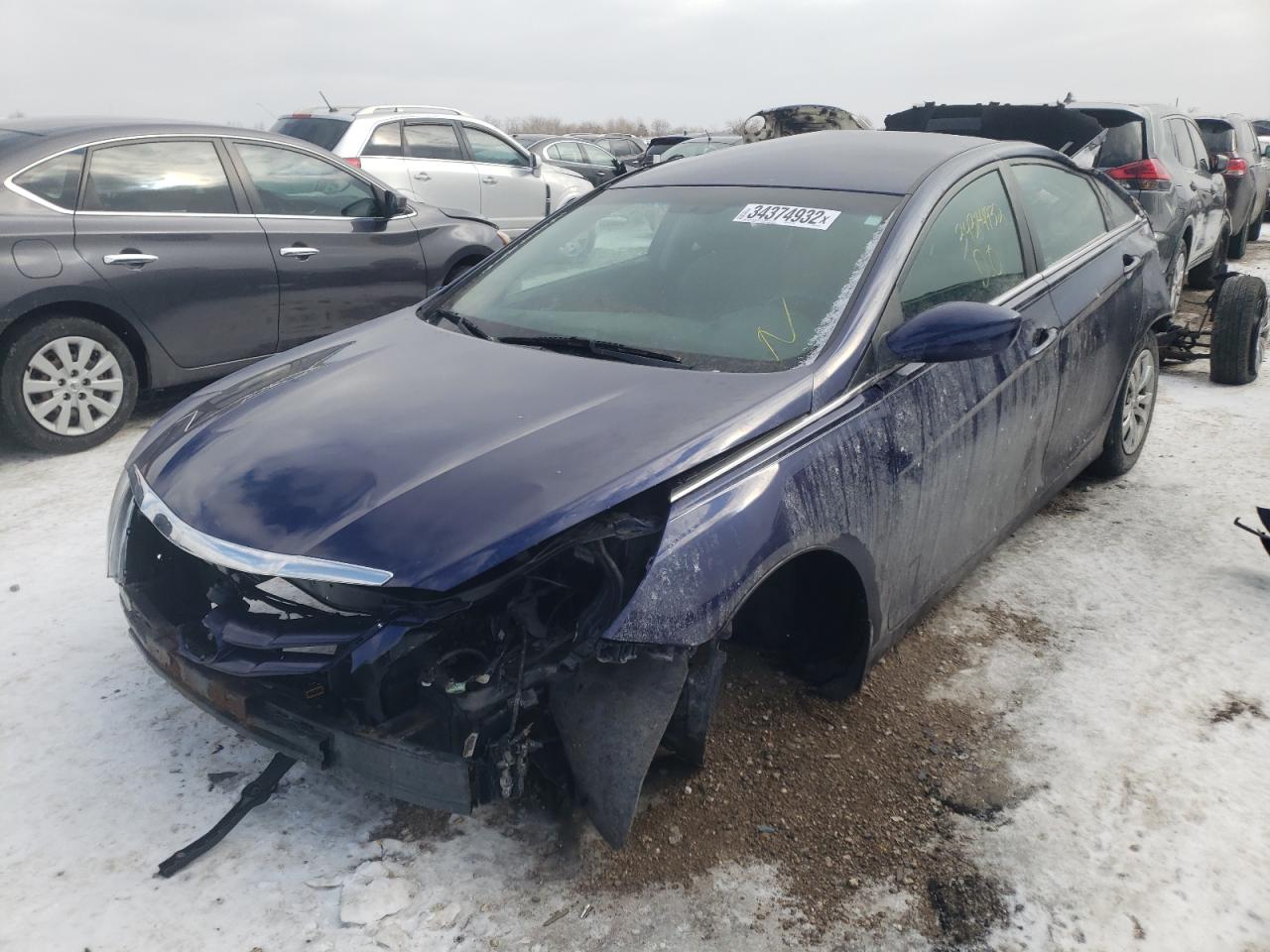 Photo 2 from auction – 2012 HYUNDAI SONATA GLS with VIN 5NPEB4AC8CH497743