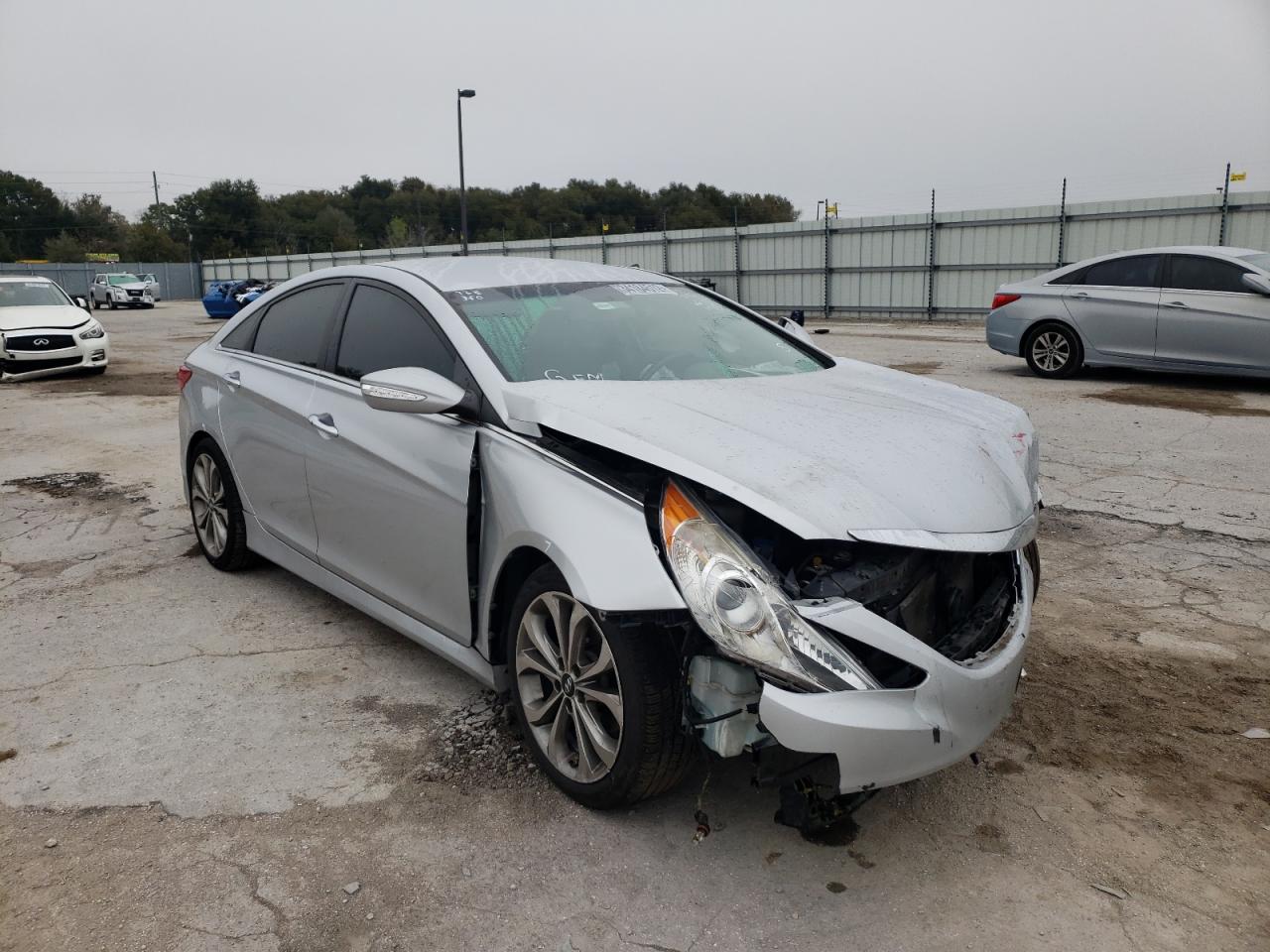 HYUNDAI SONATA SE 2014 with VIN 5NPEC4AC3EH904531 - Photo from auction