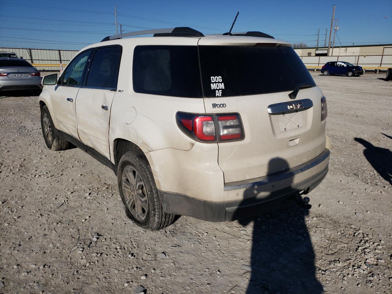 Photo 3 from auction – 2015 GMC ACADIA SLT with VIN 1GKKRSKD1FJ226615