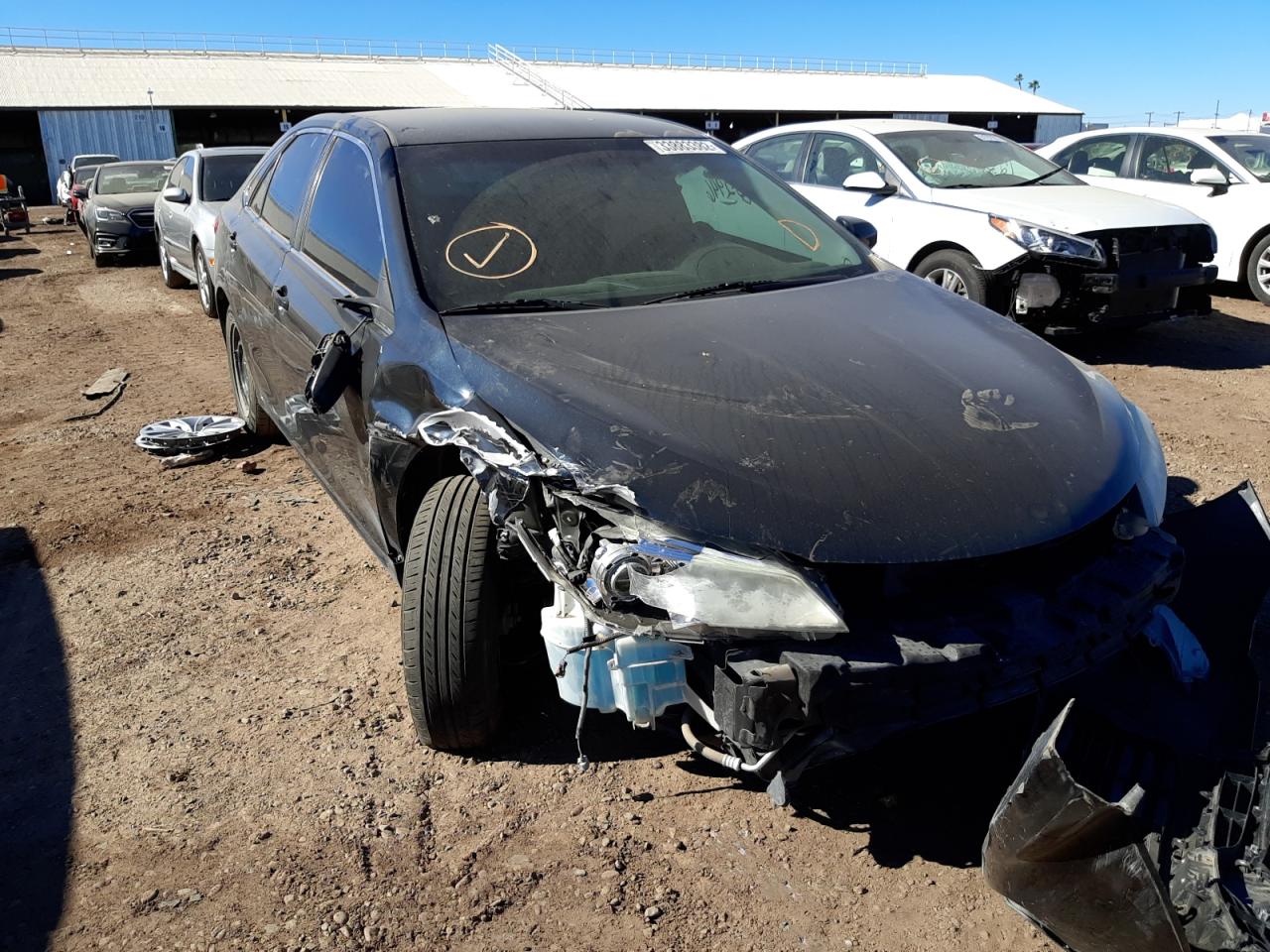 TOYOTA CAMRY LE 2016 with VIN 4T4BF1FK9GR554504 - Photo from auction
