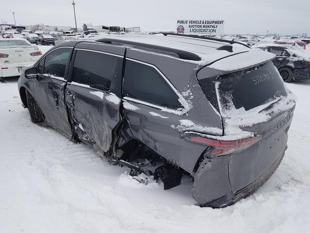 Photo 3 from auction – 2021 TOYOTA SIENNA LE with VIN 5TDGRKEC4MS049191
