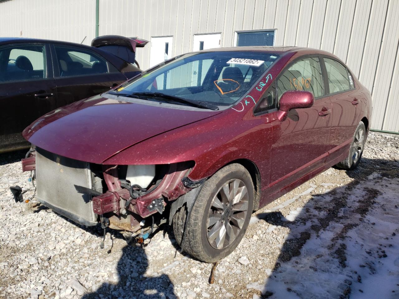 Photo 2 from auction – 2009 HONDA CIVIC EX with VIN 19XFA16829E002427