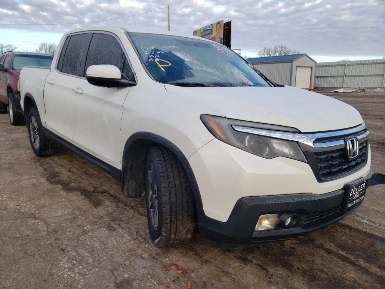 HONDA RIDGELINE 2017 with VIN 5FPYK2F57HB007575 - Photo from auction