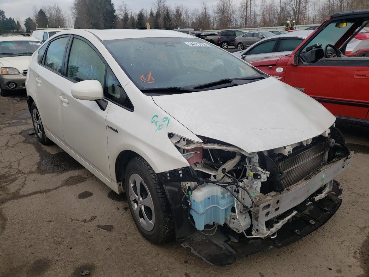 TOYOTA PRIUS 2013 with VIN JTDKN3DU9D0338513 - Photo from auction