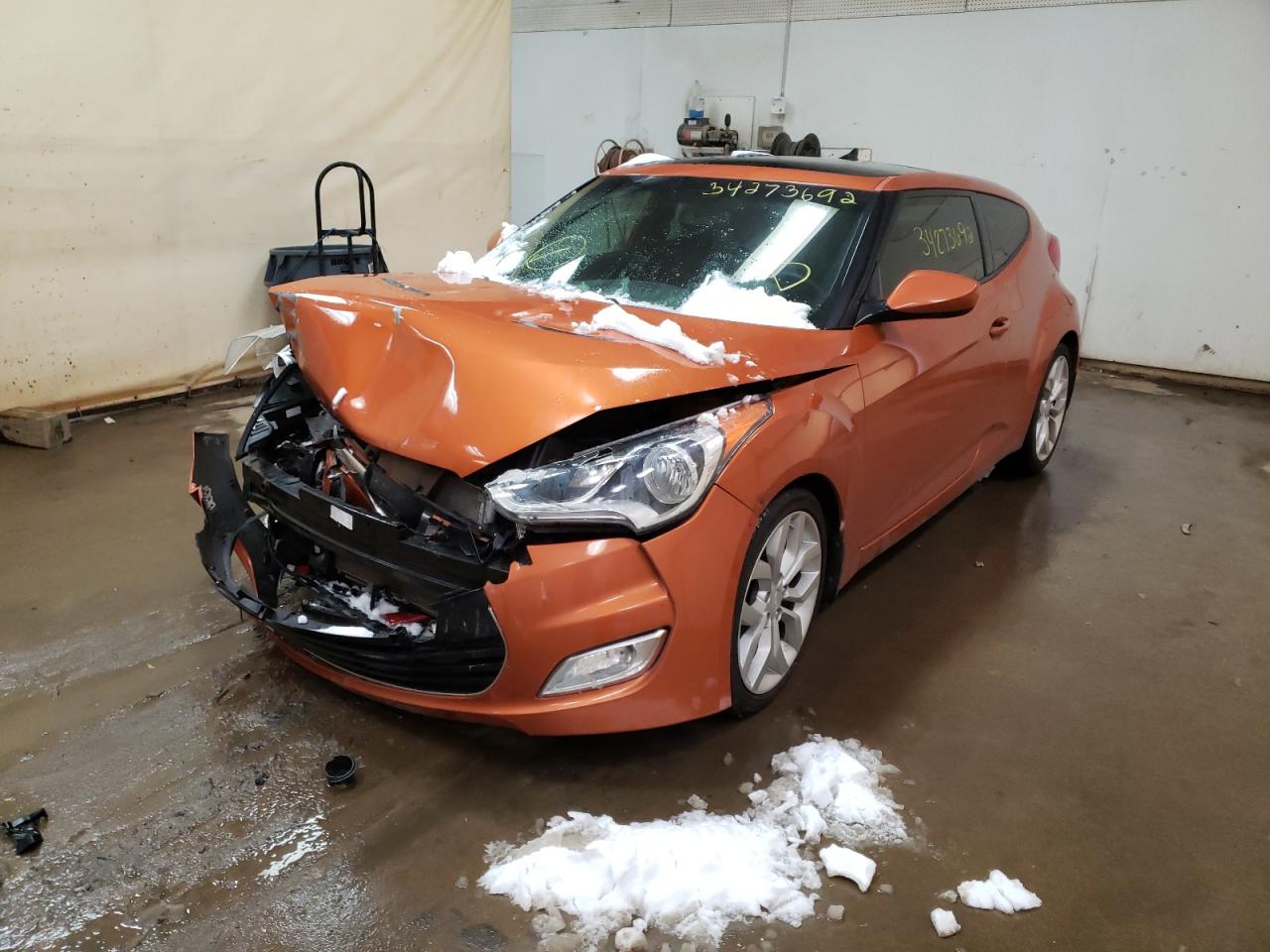 Photo 2 from auction – 2012 HYUNDAI VELOSTER with VIN KMHTC6AD1CU064050
