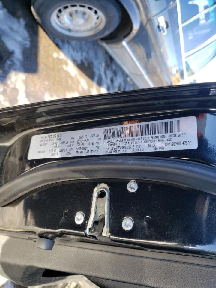 Photo 10 from auction – 2019 RAM 1500 CLASS with VIN 1C6RR7FG4KS531713