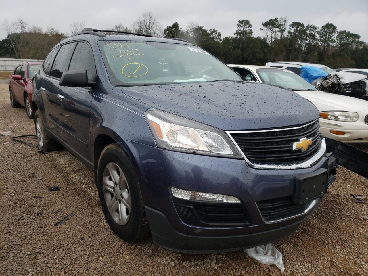 CHEVROLET TRAVERSE L 2014 with VIN 1GNKRFED9EJ210022 - Photo from auction