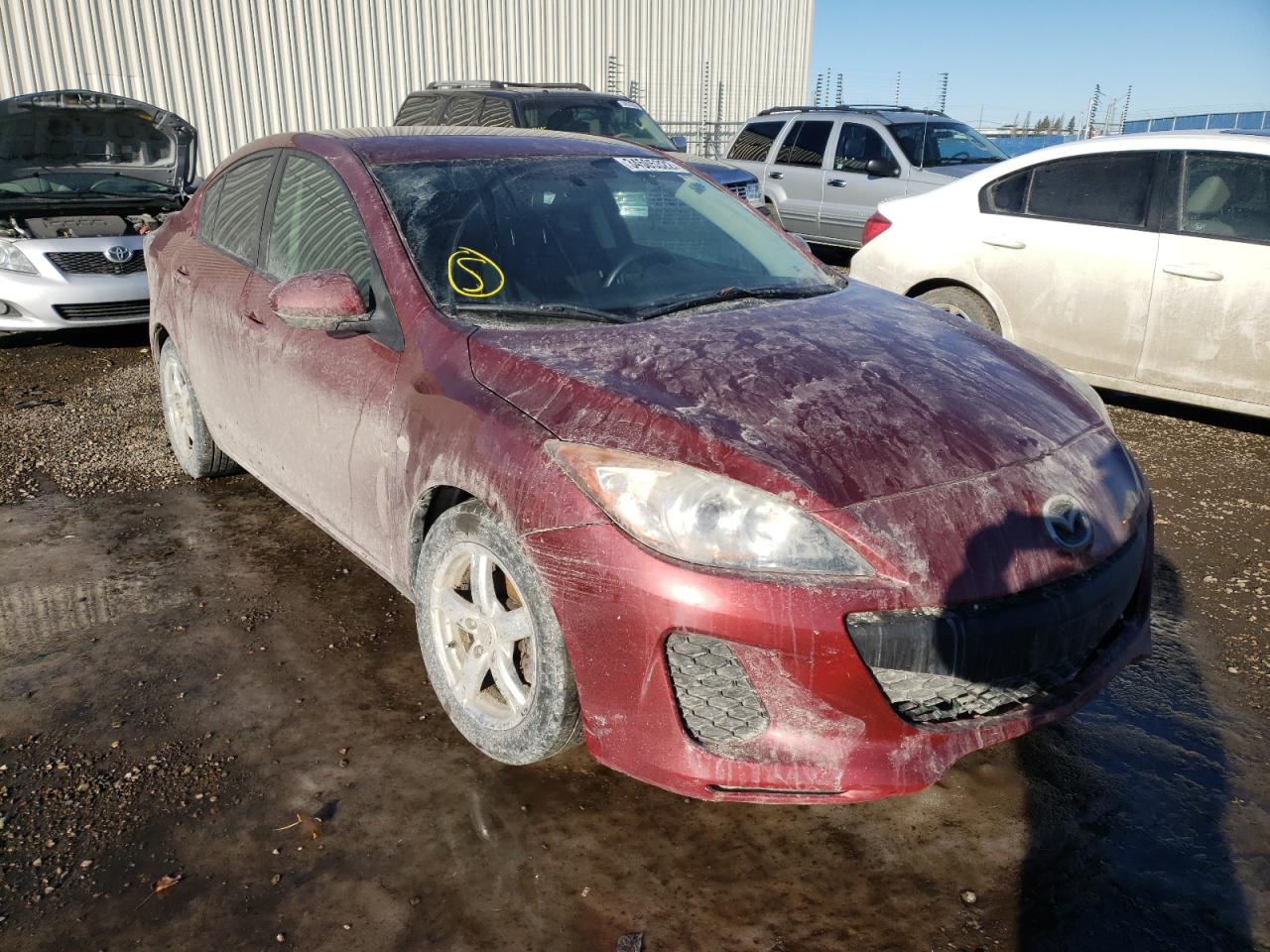 MAZDA 3 I 2010 with VIN JM1BL1SFXA1235010 - Photo from auction