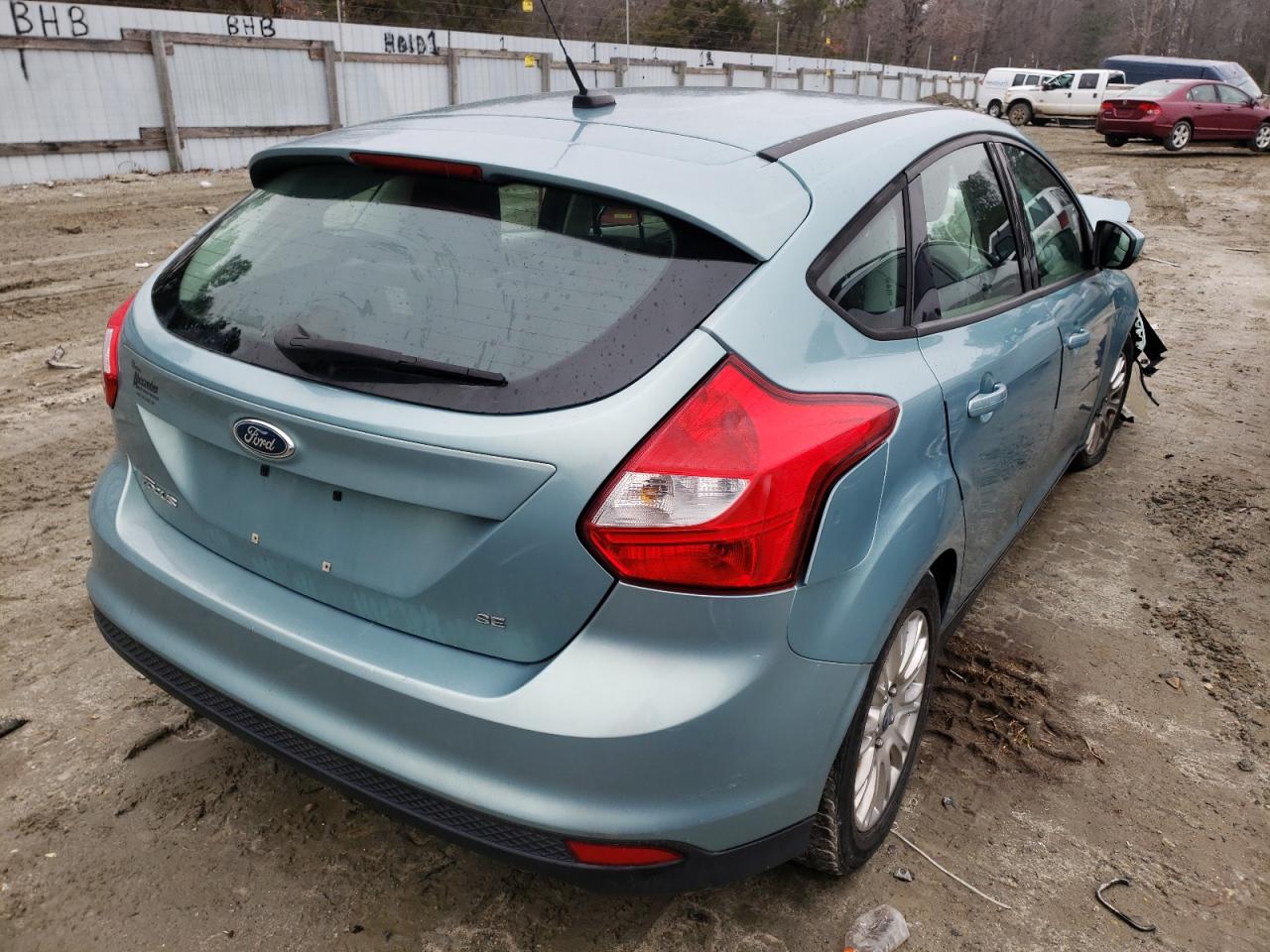 Photo 4 from auction – 2012 FORD FOCUS SE with VIN 1FAHP3K26CL132896