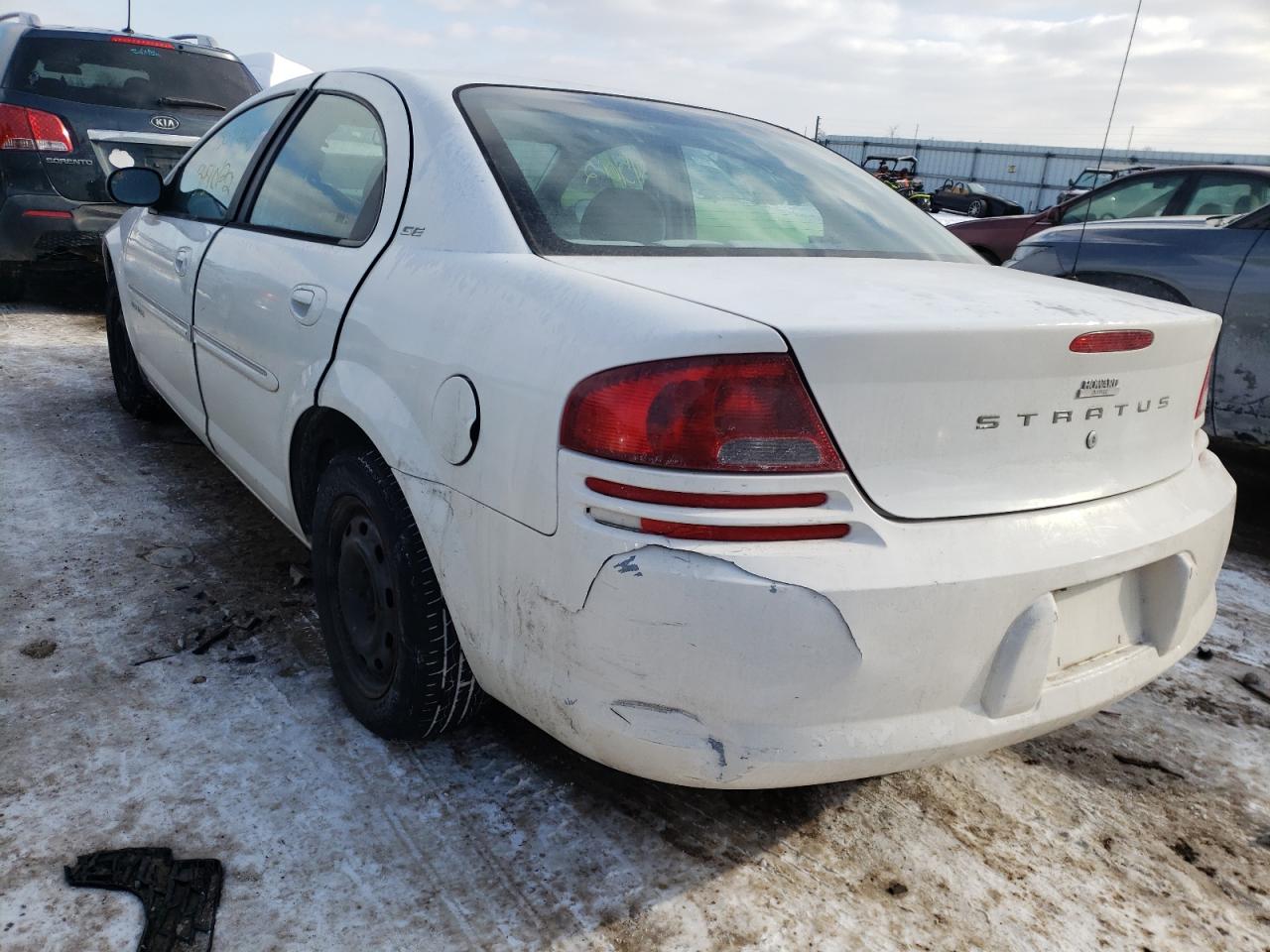 Photo 3 from auction – 2001 DODGE STRATUS SE with VIN 1B3EJ46U41N508496