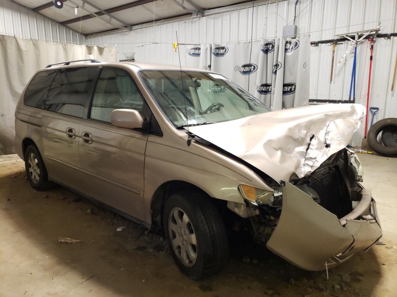 HONDA ODYSSEY EX 2003 with VIN 5FNRL18963B018595 - Photo from auction