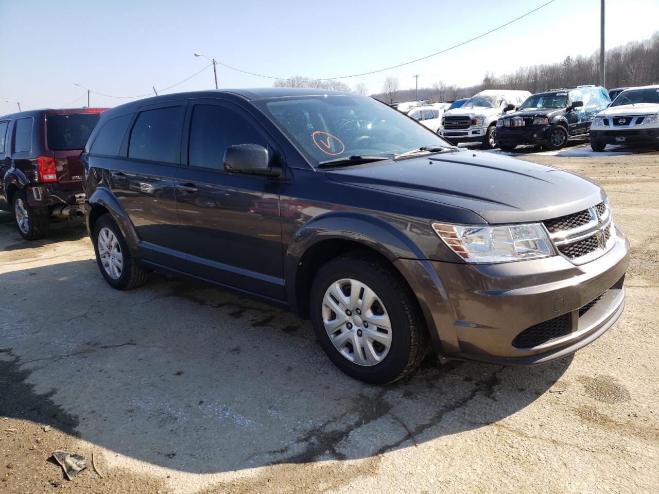 DODGE JOURNEY SE 2015 with VIN 3C4PDCAB2FT631011 - Photo from auction