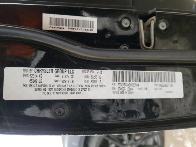 Photo 10 from auction – 2011 CHRYSLER 300 with VIN 2C3CA5CGXBH593904