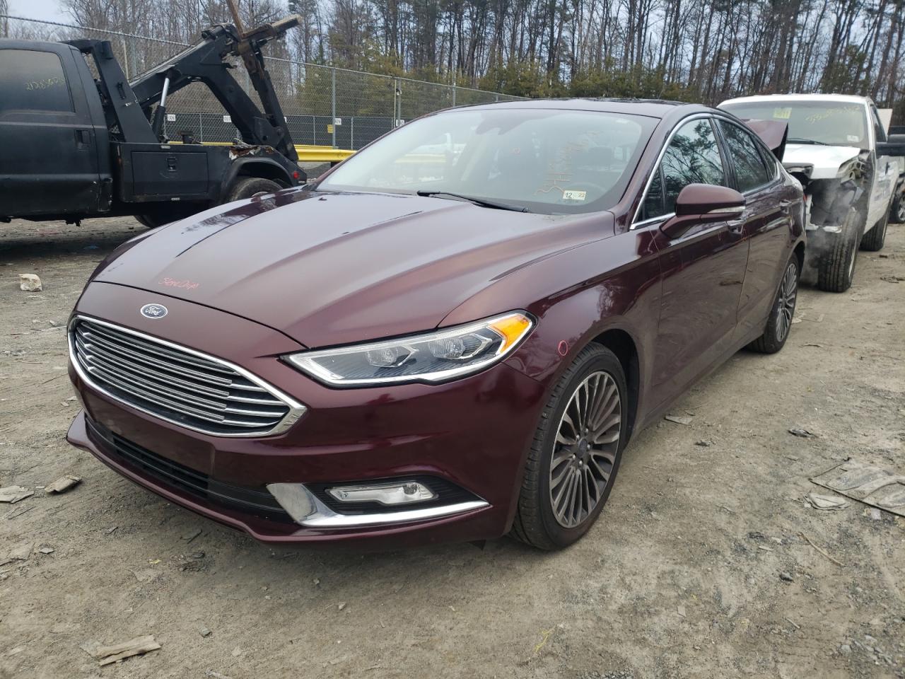 Photo 2 from auction – 2017 FORD FUSION SE with VIN 3FA6P0H97HR136569